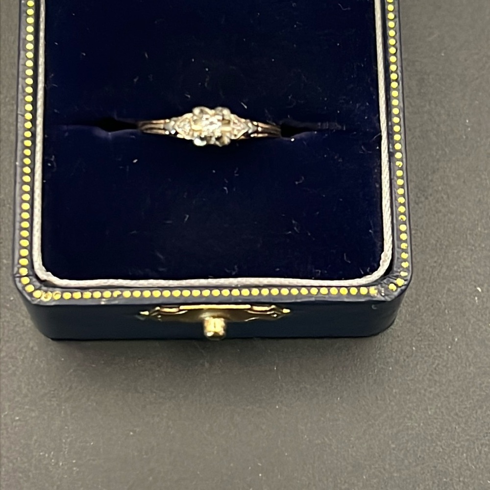 14k antique gold ring